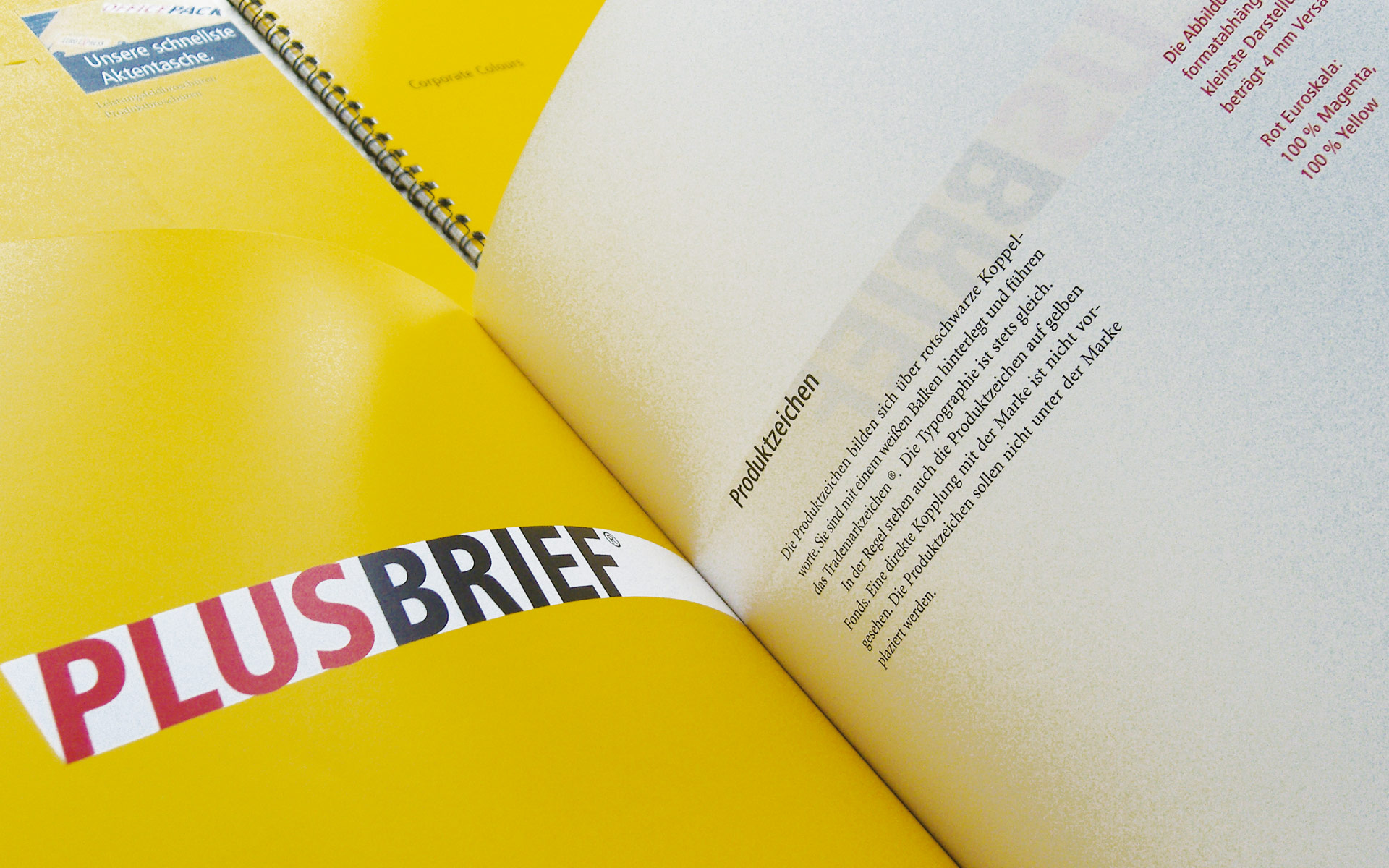 Markenarchitektur und Produktmarken, Deutsche Post AG Corporate Design 1996 – 2005