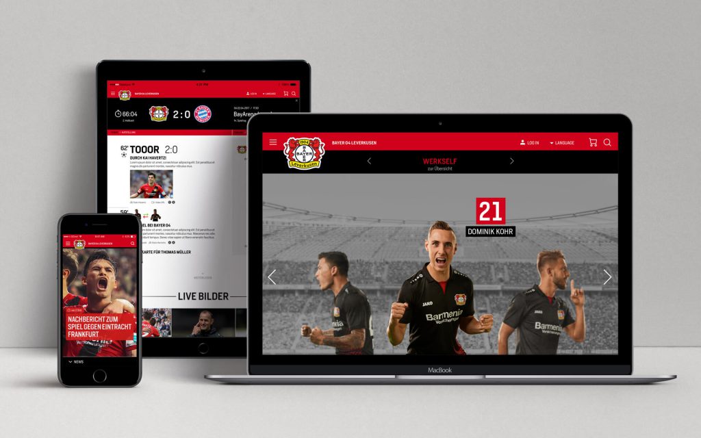 Bayer 04 Website- und App-Relaunch